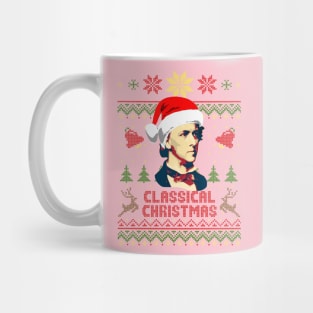 Frederick Chopin Classical Christmas Mug